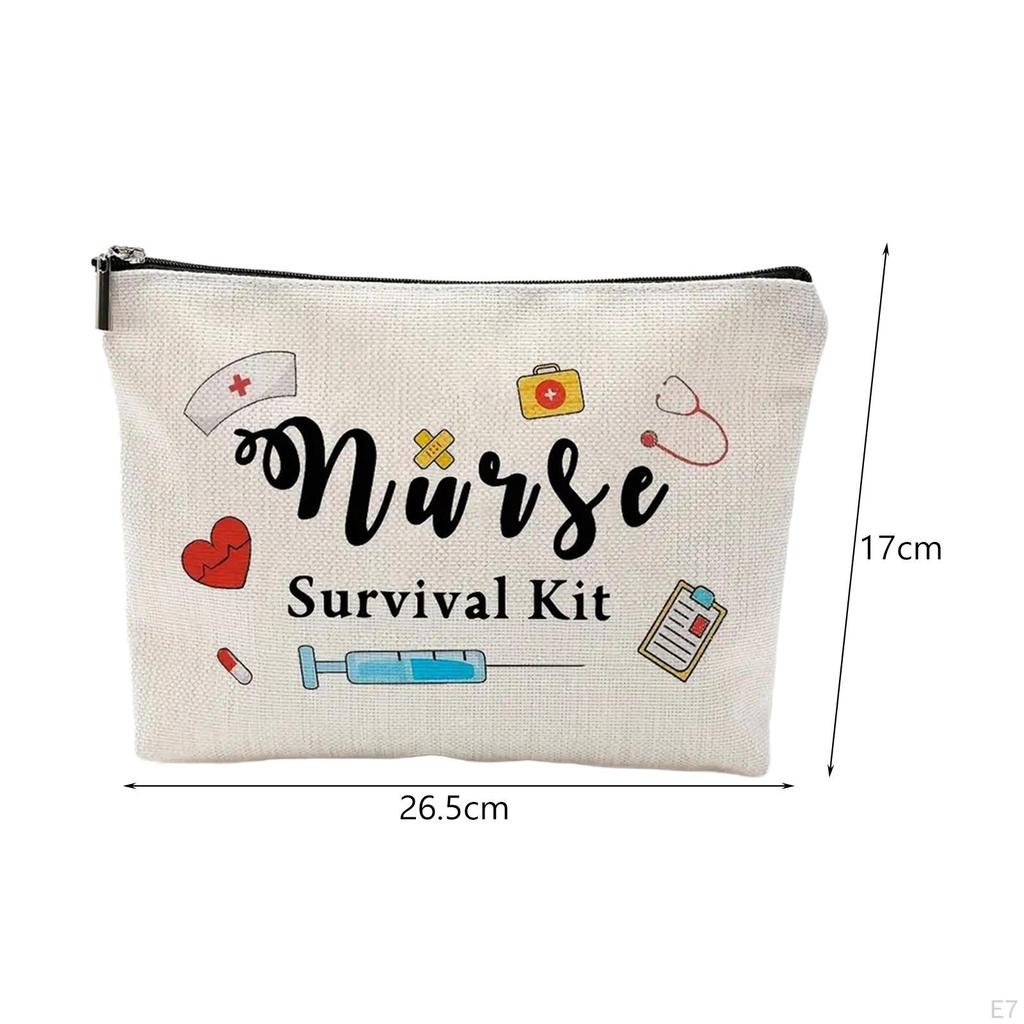 Nurse Makeup Bag Cosmetic Pouch Travel Multipurpose Portable Gift for Party