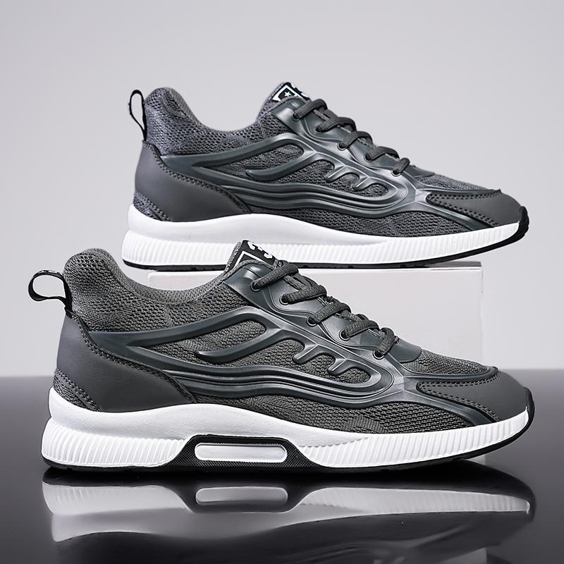 Shoes Men Sneakers Relax Breathable Soft Mesh Men Casual Shoes Invisible Height Increase Shoes Taller Sports Running Couple Comf