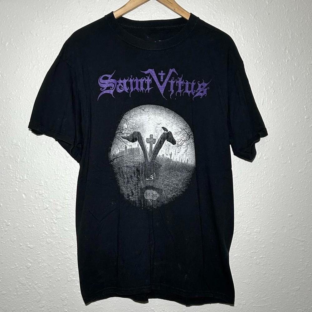 Saint Vitus band black color 100% cotton full size BL929 Unisex T-Shirt XXXL