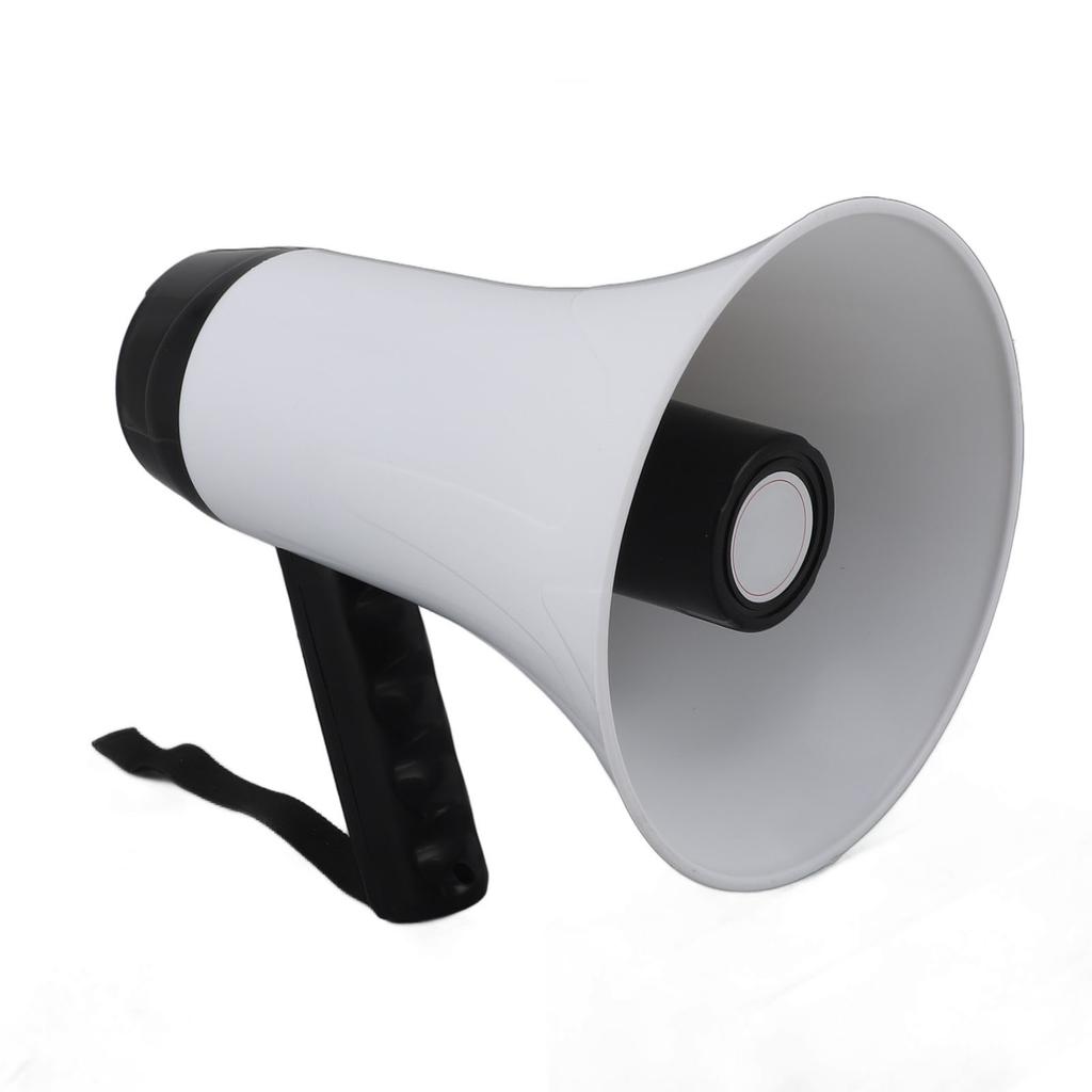 Portable Megaphone Bullhorn 30W Power Megaphone Speaker 300S Recording 500M Transmission Distance