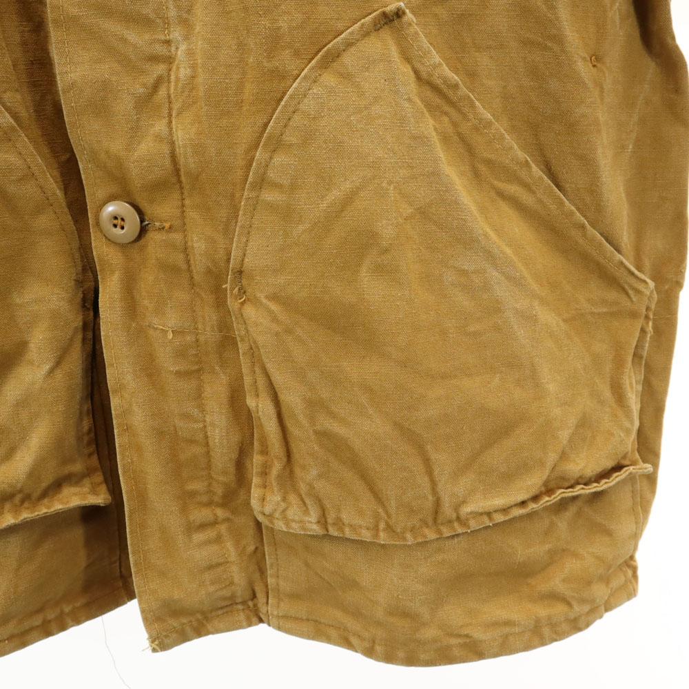 STREAM AND FIELD 70s Vintage Hunting Jacket Beige Men's Used