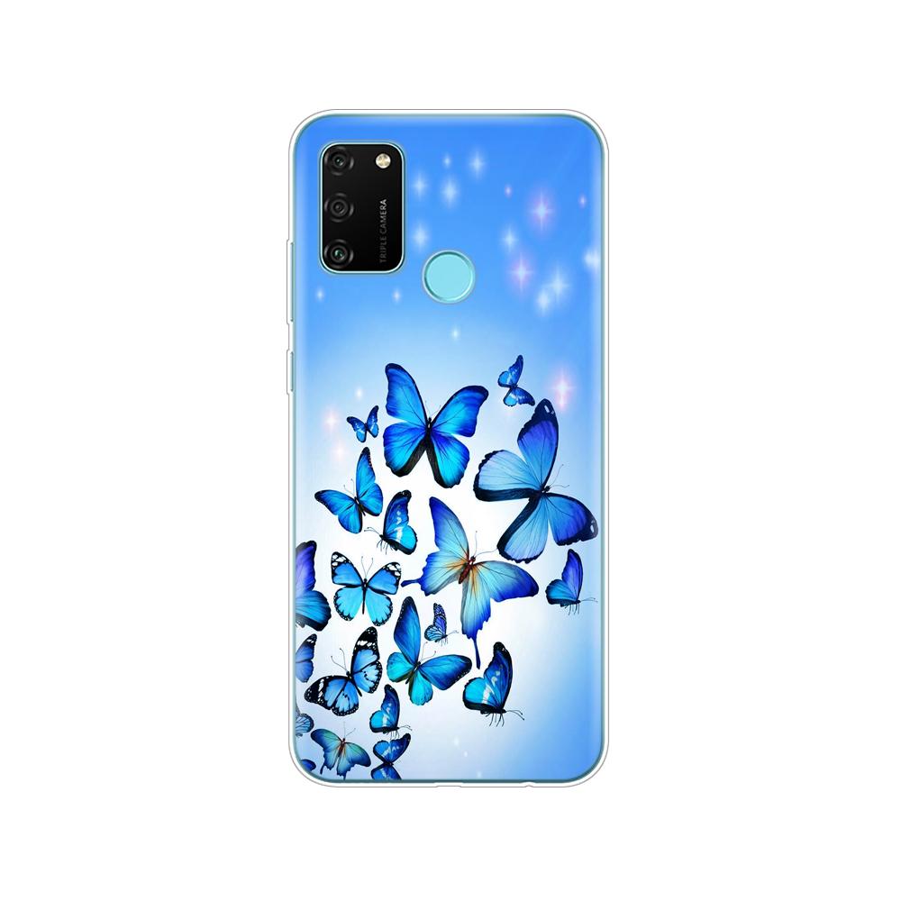 Hülle für HONOR 9A Hülle 6,3 Zoll; Weiche TPU-Silikon-Handyhülle für Huawei Honor 9A 9 A MOA-LX9N Rückseitenschutz Coque Funda Hülle