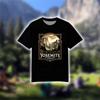 Yosemite National Park Retro Pattern T-shirt 3D Printed California Travel Commemorative Top Outdoor Hiking Mountaineering Camping Short Sleeve Hoodie