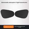 Sun-blocking and Heat-insulating Side Window Glass with Electrostatic-adhesive Sunshade for Vehicle Interiors
