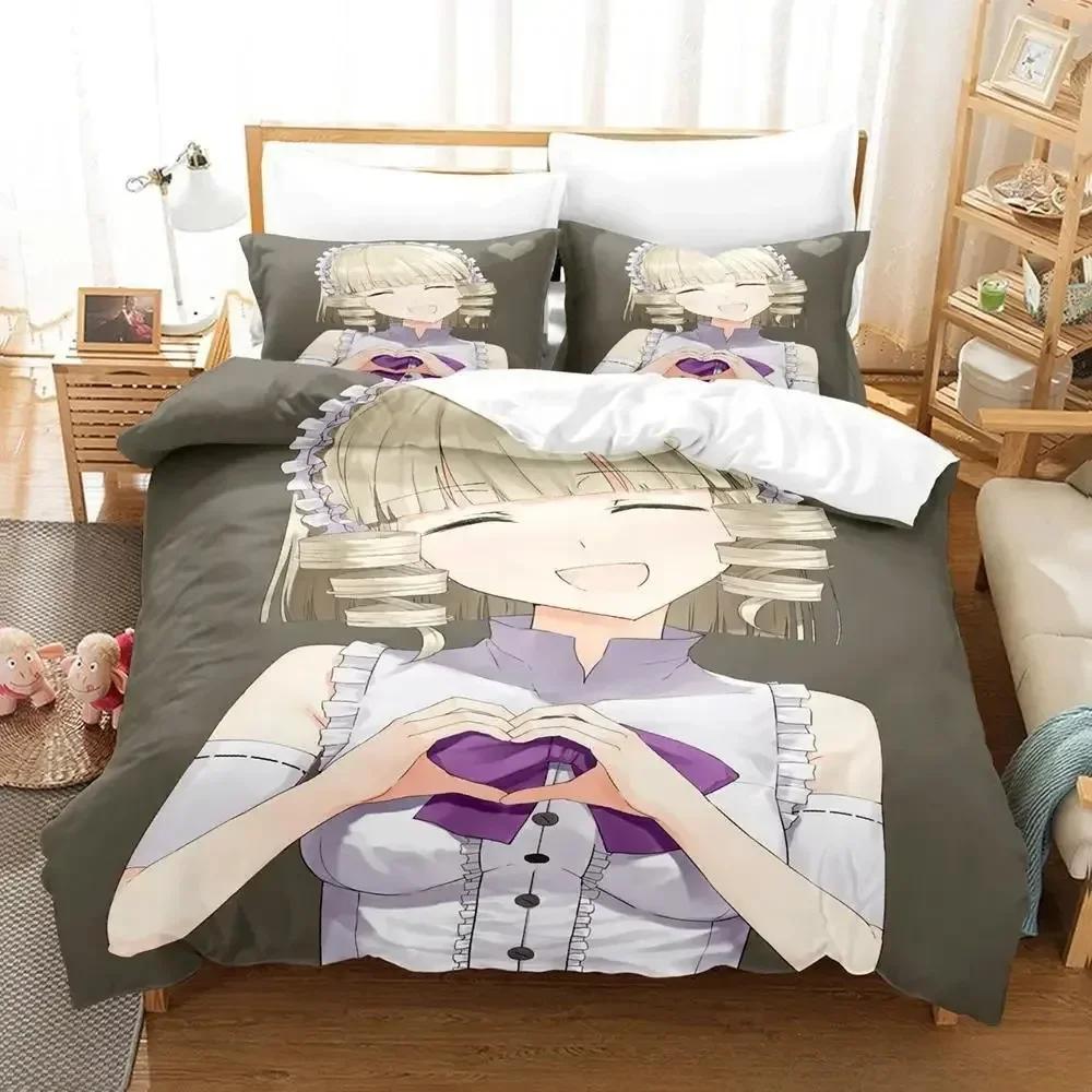 Gokukoku No Brynhildr Bedding Set Single Twin Full Queen King Size Bed Adult Kid Bedroom Duvet Cover Anime Bed Sheet