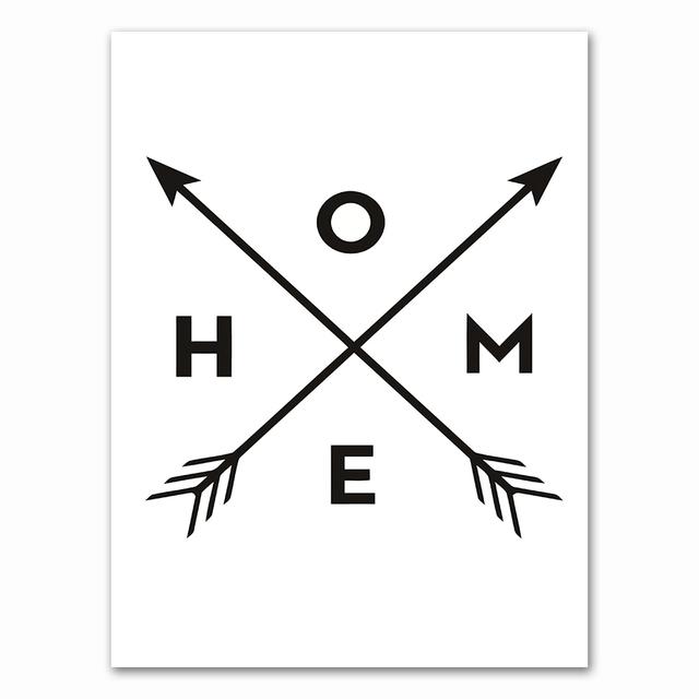 Black White Minimalist Abstract Elk Canvas Painting Nordic Scandinavian Wall Picture Prints Living Room Home Decor No Frame