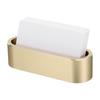 Business Card Holder for Desk Metal Name Card Display Organizer Aluminum Alloy Desktop Card Stands for Office Desk Organization