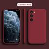 Coque Carrée de Luxe en Silicone Liquide Pour Samsung Galaxy S26 S25 S24 S23 FE S22 Ultra S21 S20 S10 Plus A52 A53 A54 A33 A72 A32 4G 5G Housse Souple