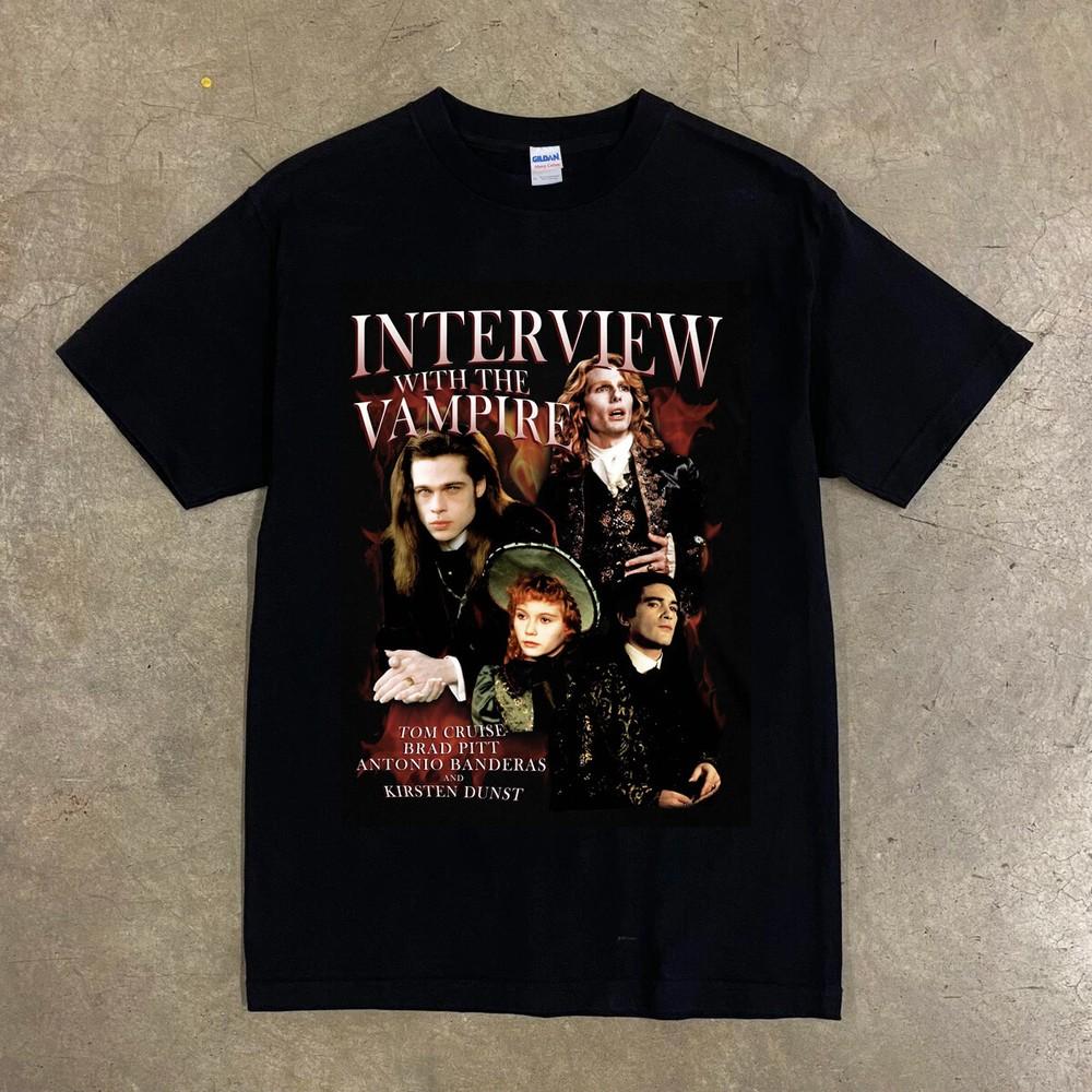 Interview With Vampire Brad Pitt Tom Cruise Movie Halloween Unisex T-Shirt