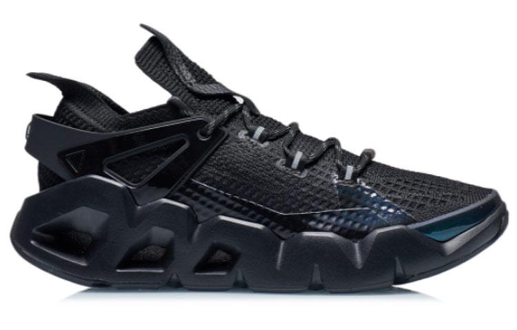 Li Ning Essence 2.3 Delta Cushioning Breathable Low top Vintage Basketball Shoes Women's Black AGBR046-3