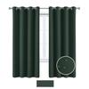 Nordics Full Blackout Solid Color Curtain With Polyester Fabric For Living Room And Bedroom Windows
