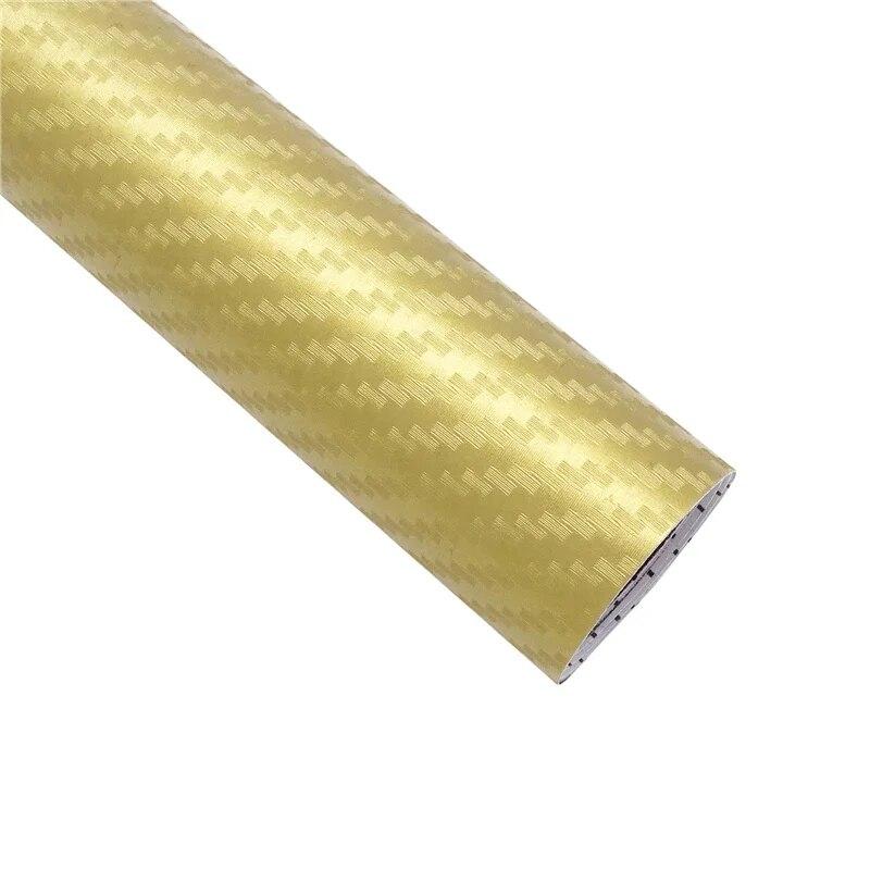 127cmX20cm 3D Vinylová fólie z uhlíkových vláken Samolepky na auto Vodotěsný Car Styling Wrap Auto Vozidlo Detailing Doplňky pro auto Motocykl