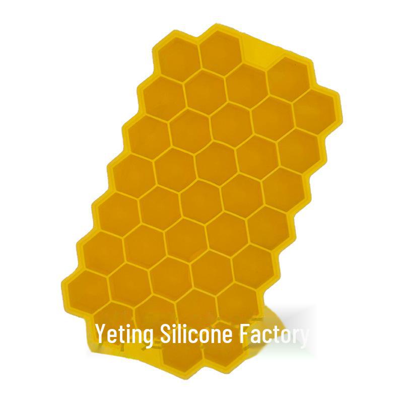 Eiswürfelform aus Silikon: 4 Quadrate, 4 Kugeln, 6 Quadrate, 6 Kugeln, 15 Gitter – leicht zu entformen, lebensmittelecht, weiches Silikon mit Deckel