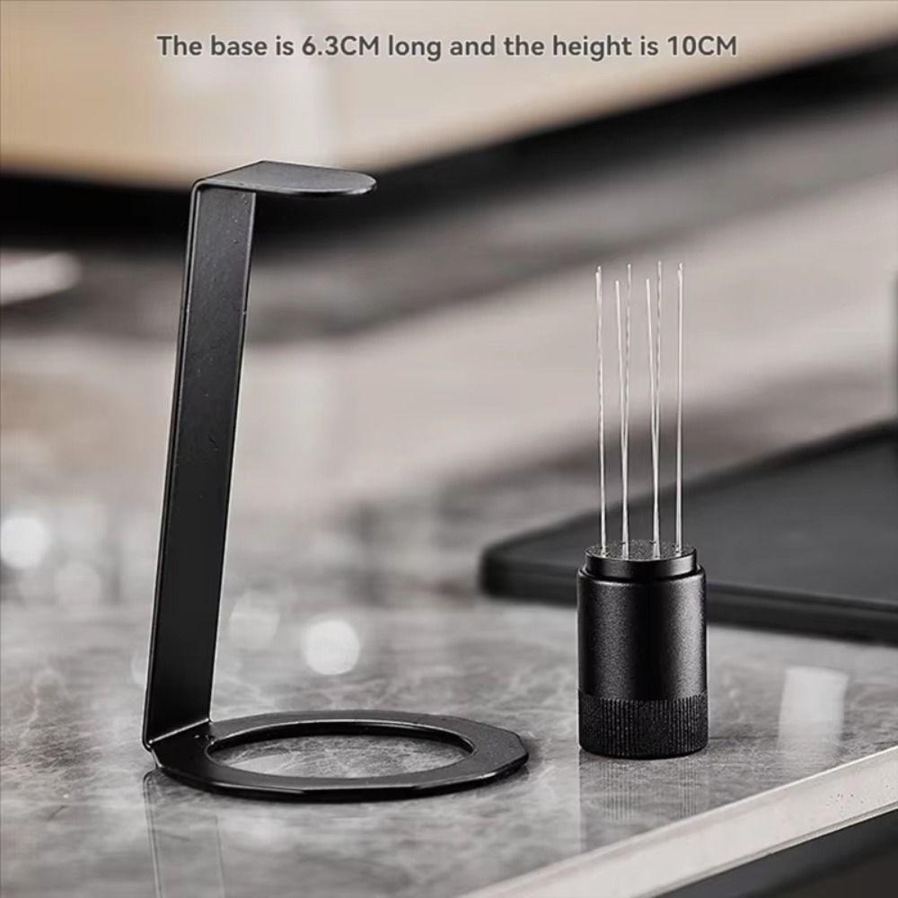Magnetic Stand Coffee Stirrer Needle Stainless Steel Coffee Tamper Distributor Barista Use