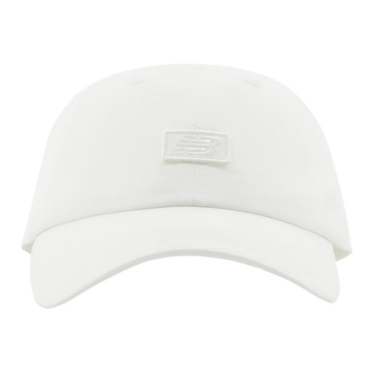 

New Balance Хлопковые бейсболки унисекс черно-белые New Balance LAH51413 F белый