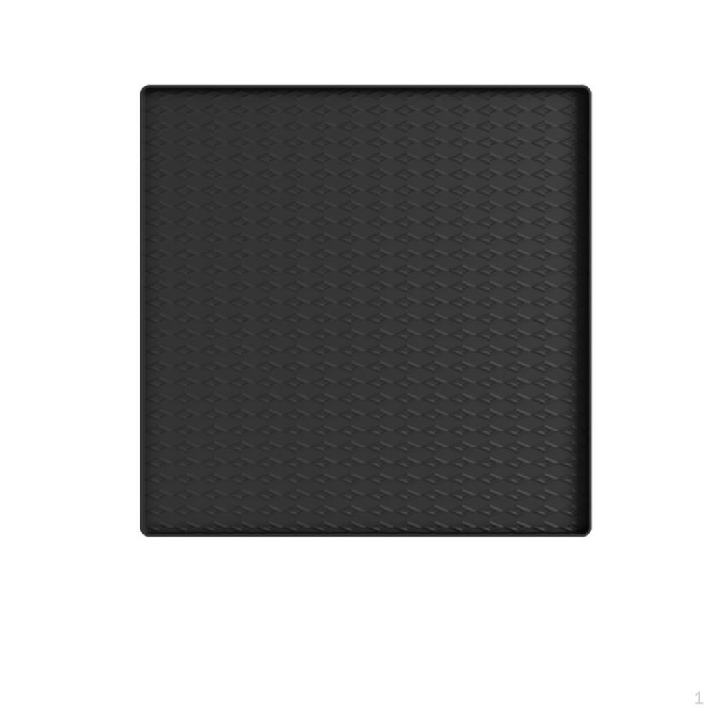 Pet Feeding Mat with Raised Rim Water-Proof Silicone Bowl Flexible