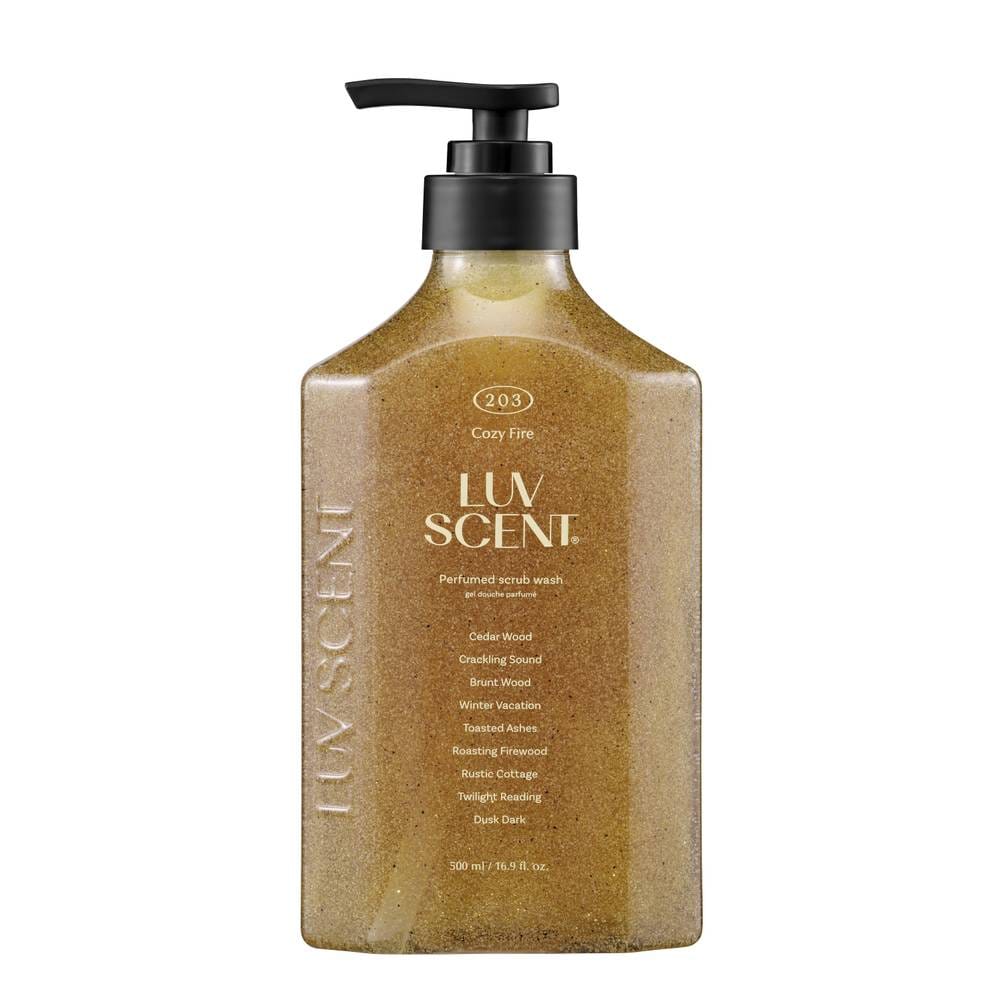 

LUV SCENT Scrub Wash Cozyfire Cedarwood 500ml