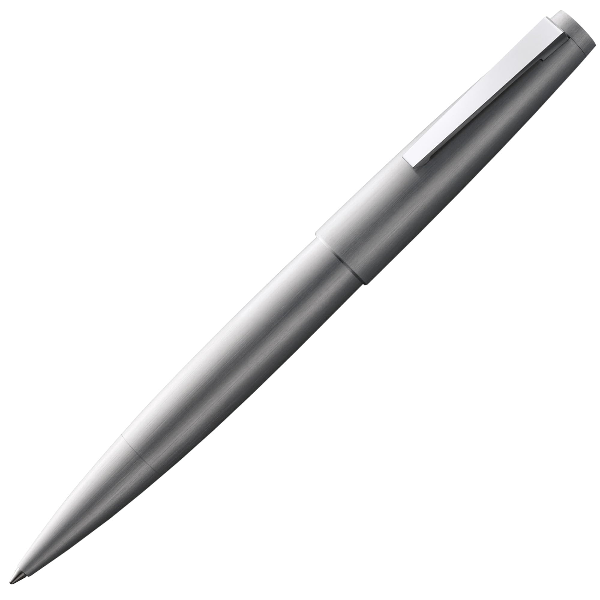 

LAMY 2000 Metal Rollerball Pen Elegant Pen with a Durable Stainless Steel Body Optimally Balanced Line Medium Includes Black LAMY M 63 Rollerball