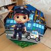 1pc Police Officer Themed High-quality Umbrella,Automatic Opening and Closing Umbrella,Multi-functional Umbrella G0811244
