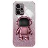 For Xiaomi Redmi Note 12 Pro 5G Cell Phone Case Stylish Glitter Powder PC+TPU Cover with Kickstand
