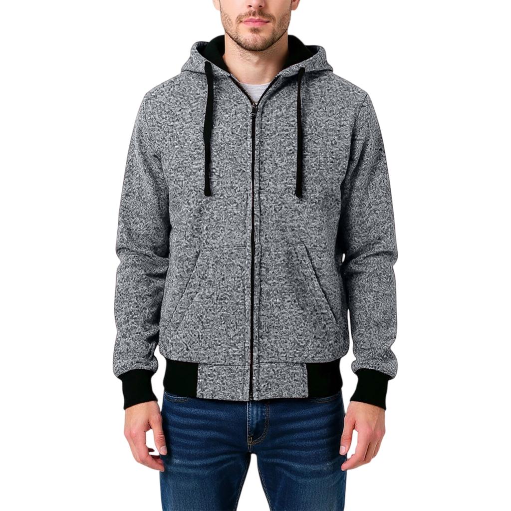 Men's  Leisure  Long Sleeves  Zipper  Hooded Hood  Hoodie  Coat  Hooded Hood