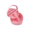 Heart-shaped Jewelry  Box Sundries Container Girls Makeup Storage Box Desktop Cosmetic Organizer