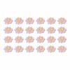 CoCud Mini Resin Flowers, 0.94 Inch Diameter, Transparent Purple Lotus Flowers for Dollhouses (Uses: Fairy Garden, Dollhouse, Party Supplies,