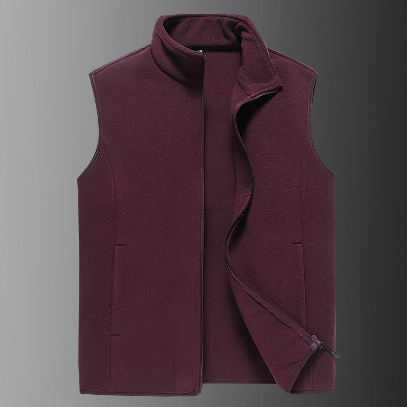 Vest for Men Plus Size Plus Size Vest Men  S Warm Vest Sleeveless Vest Jacket M красный