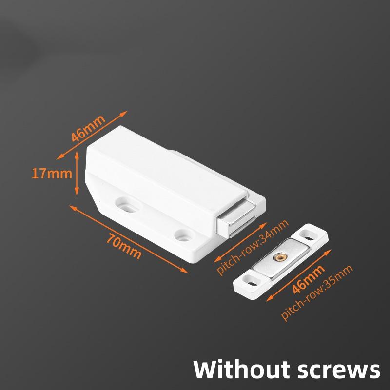 

Magnetic Push To Open Latches Pressing Door Panel Drawer Clothes Cabinet Doors Bouncer Handle Free Strong Magnetic Door Closer
