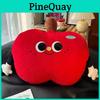 Cute Bigeyed Red Apple Bed Pillow With Plush Filling For Kids And Students