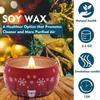 Christmas Soys Wax Candle Home Decoration For Festival Parties 30Hrs Fragrant Burn Aromatherapies Candle