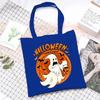 Halloween Halloween Printed Canvas Bag Lazy Style Trend Student Leisure Shoulder Bag Large Capacity