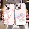 B-53 My Melody  Black Case for Redmi 10A 10C 12C 13C 9A 9C 9T A3X Note 10 9 9S 10S iPhone 11 12 13 14 15 16 X XS Pro Max Mini 7 8 Plus XR