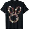 Floral Easter Bunny Flowers Rabbit Happy Easter T-Shirt