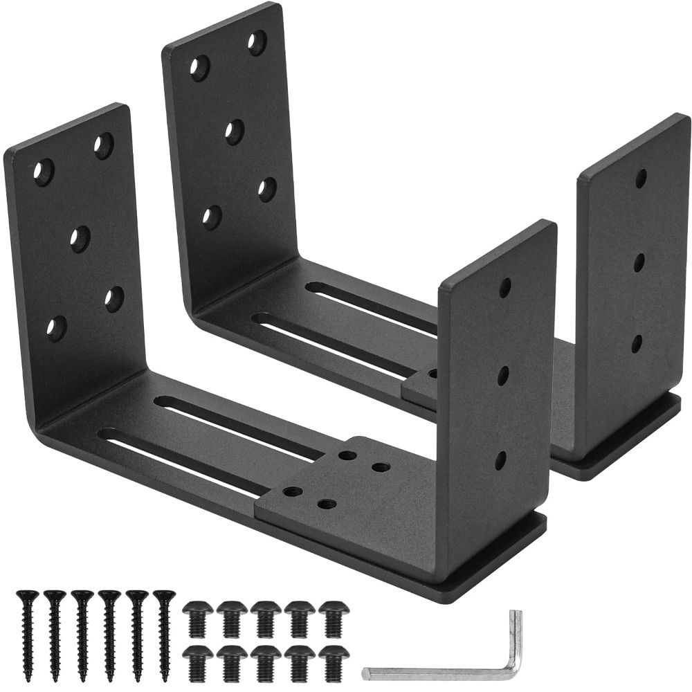 Carbon Steel Drop Open Bar Holder U Shape Heavy Duty Door Security Bracket Corrosion Resistant Rust Resistant Door Support Barn