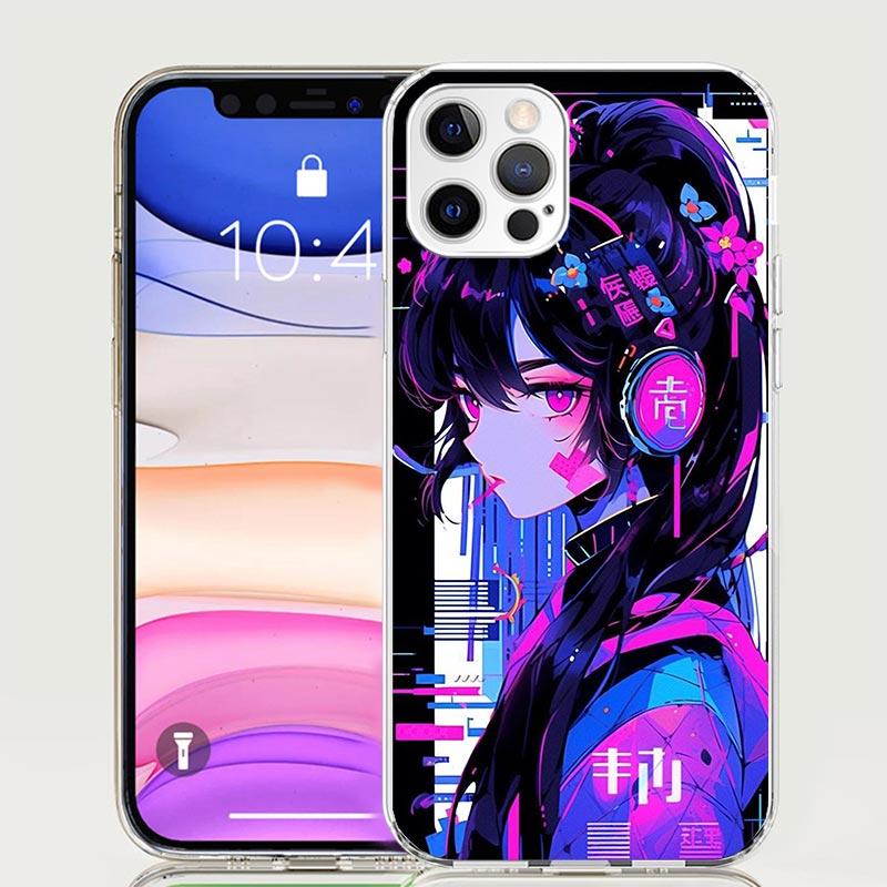 Crazy Gothic Japan Anime Girls Phone Case For Apple iPhone 17 Air 16 15 Plus 14 + 13 Mini 12 11 Pro Max 7 8 SE 16Max Soft Shell