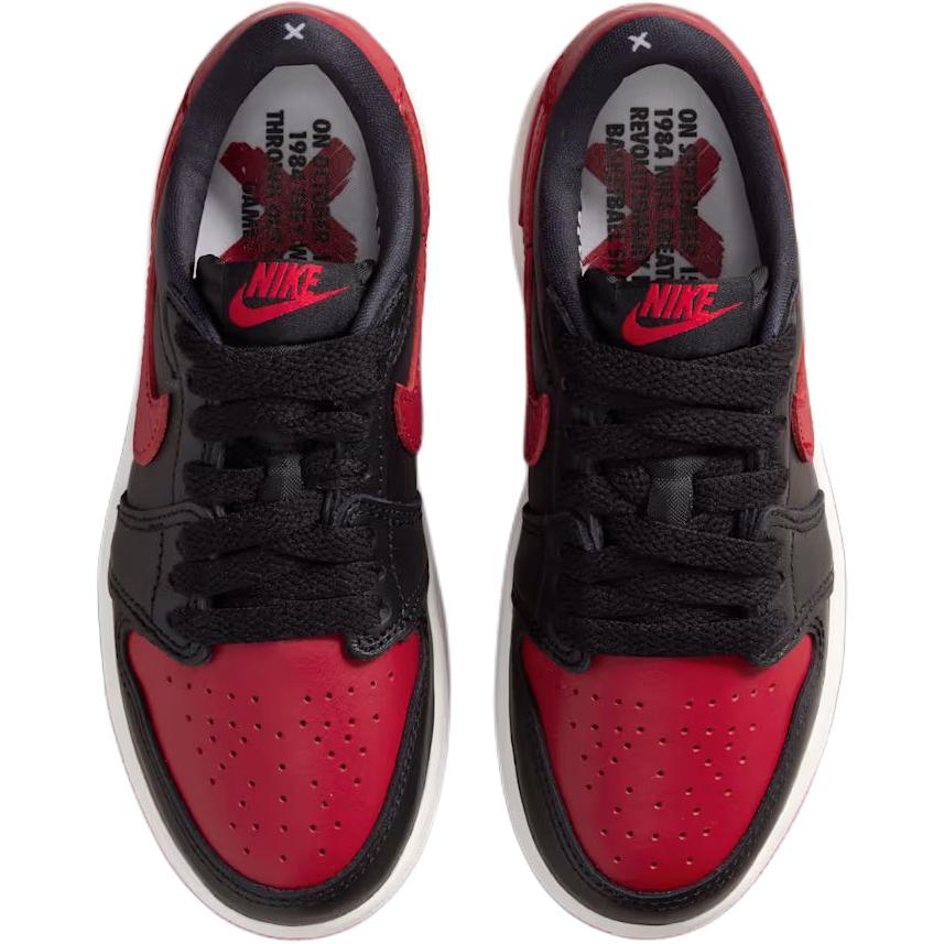 Jordan Low top Children's Basketball Shoes Black Red Children Aged 3 7 Years Old IW6278-001