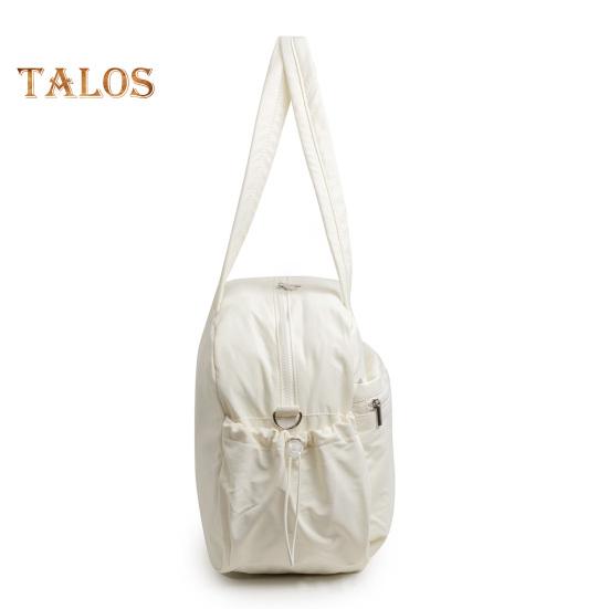 Travel Bag with Large Waterproof PVC Pocket for Wet And Dry Separation Storage Gym Bag with Handle And Shoulder Strap 5 Exterior Pockets Carry-on Bag