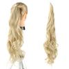 Synthetic Ponytail Extensions False Hair Tail for Women Flextail 26inch Length Blonde Ponytail Hairpieces For Women Daily Use