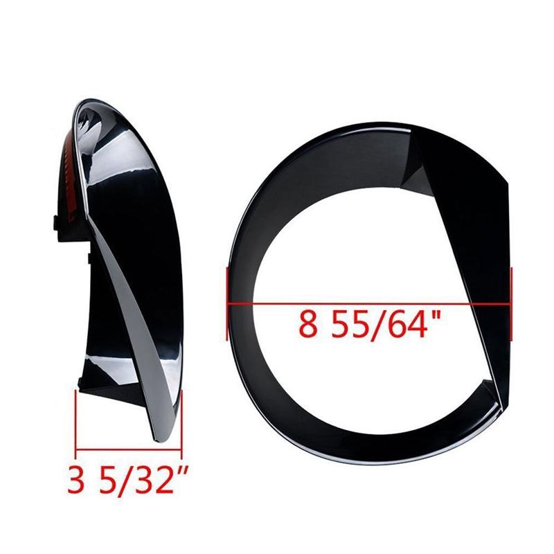 Inserti Griglia Jeep Stile Aggressivo Set Coprifari Angry Bird Per Jeep Renegade 2016-2018 - 13 Pezzi Nero, Inserti Griglia E Fanali, Nastro Adesivo Cover Fari Jeep - 5