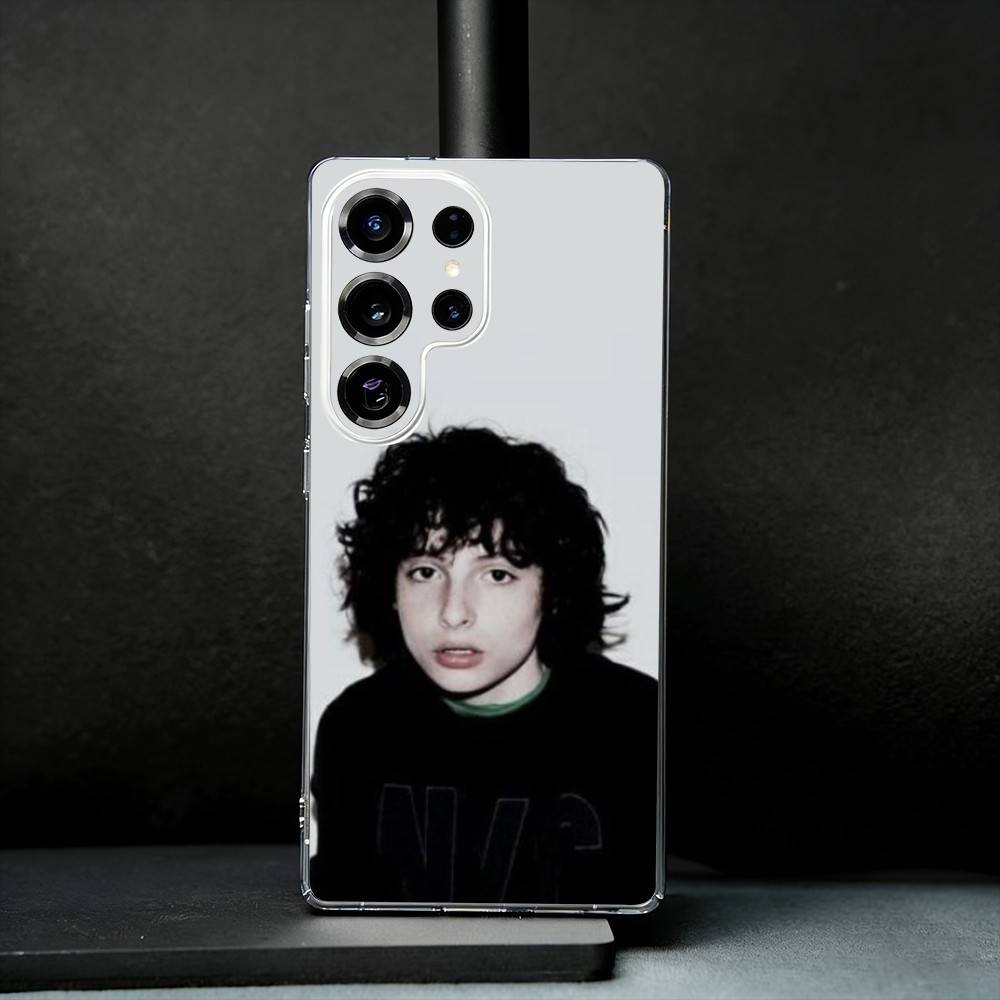 Finn Wolfhard Actor Phone Case For Samsung S25,S24,S21,S22,S23,S30,Ultra,S20,Plus,Fe,Note,10,9,5G Transparent Cover
