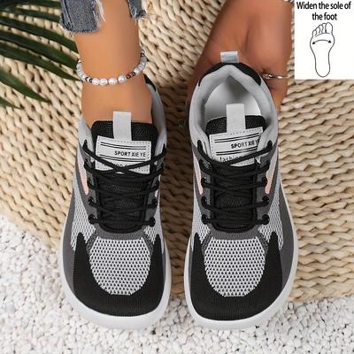 Scarpe Sportive da Donna Traspiranti con Suola Larga, Realizzate in Tessuto Traspirante, Adatte per Camminare, Correre e l'Uso Quotidiano, alla Moda e Tendenza