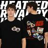 Romantic Graphic Tshirt for Men In The Intense Competition of Movies Retro 2026 Summer Pure Cotton 100 Printed Tshirt