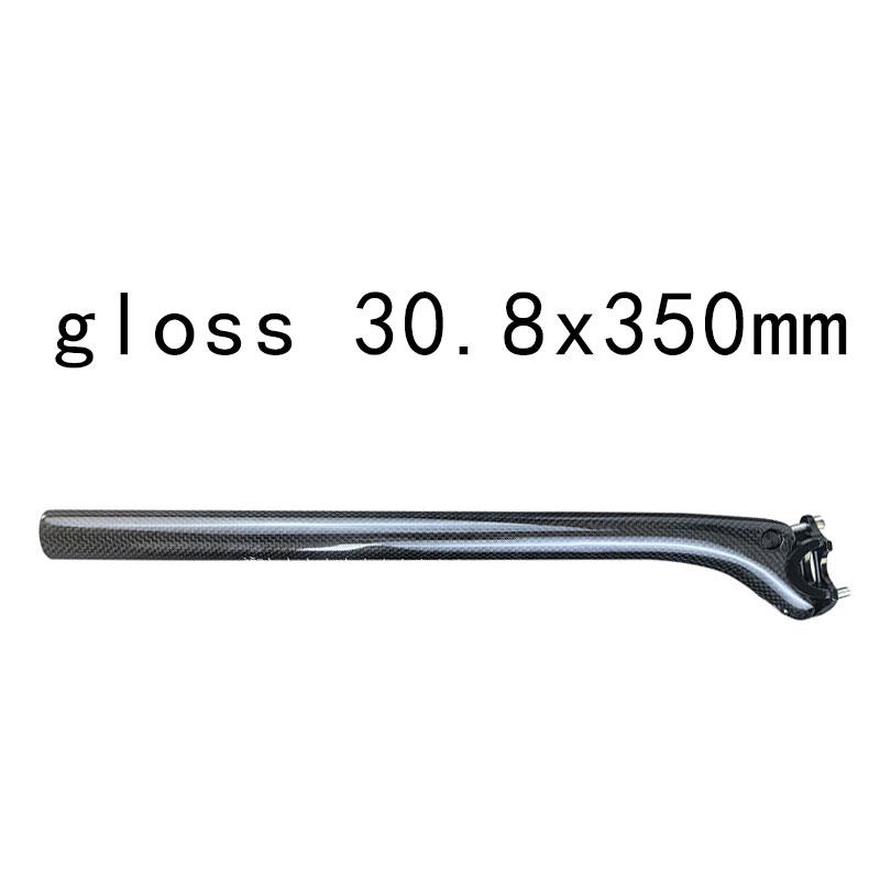 Carbon Fibre MTB Bike Seatpost 25.4/27.2/30.9/31.6mm Offset 20mm Road Bicycle Seat Post 3K Carbon Weave