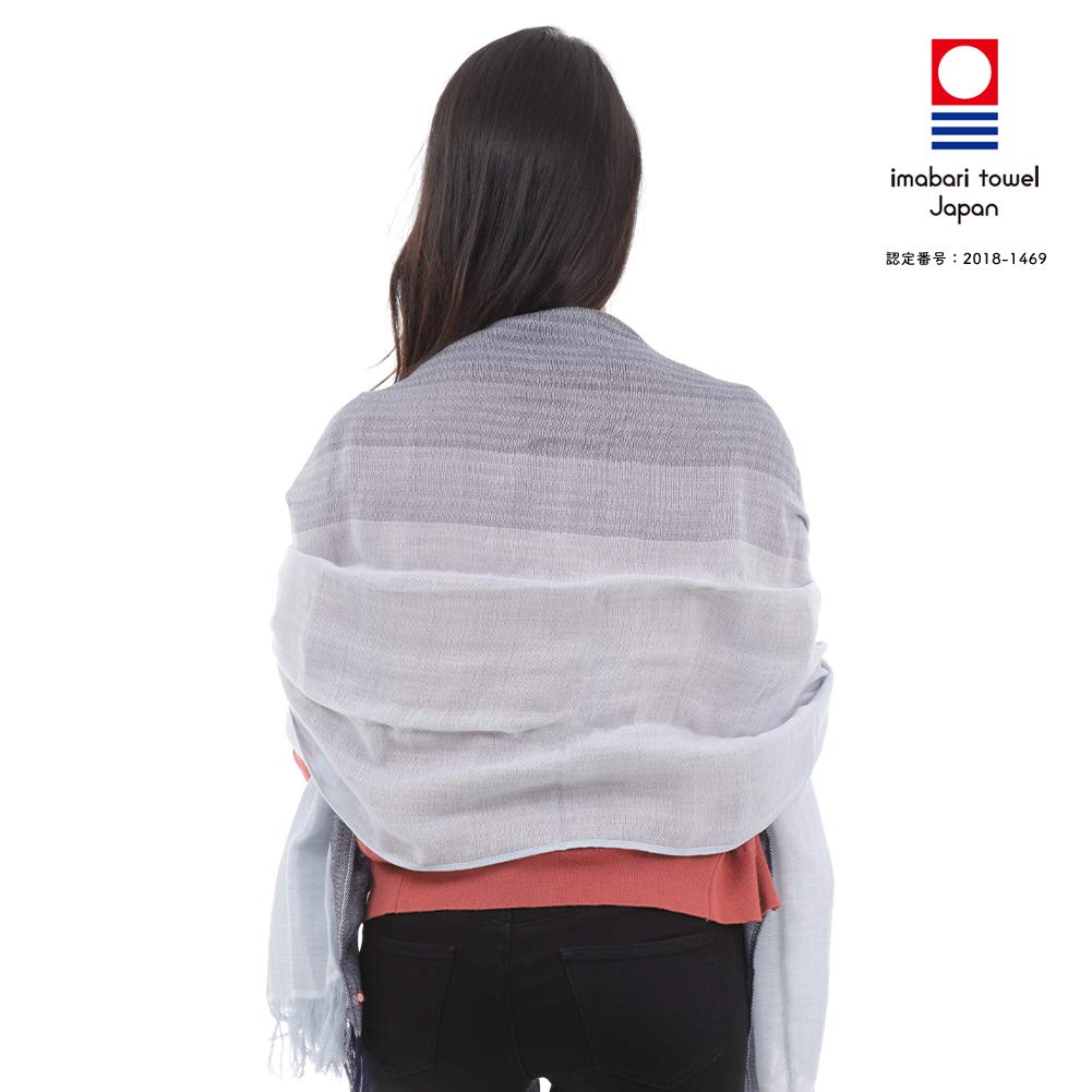 Olim Imabari Estola Degradada Morada x 58 x 185 cm GU-2800, Sakura, Aprox.. (incluyendo flecos)