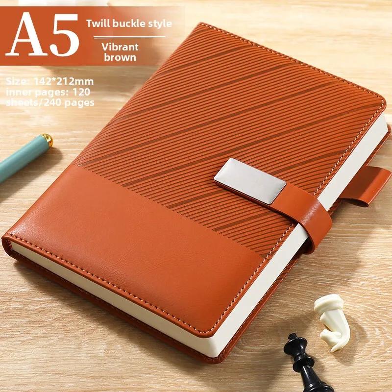 Luxury Customized Business Notebook With Logo Engraving High-End Gift Box For Conferences And Meetings