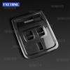 For Dacia Duster 3 2024 2025 2026 2027 Reading Light Sticker Car Glossy Black Carbon Fiber Style Dacia Duster 3 Accessories