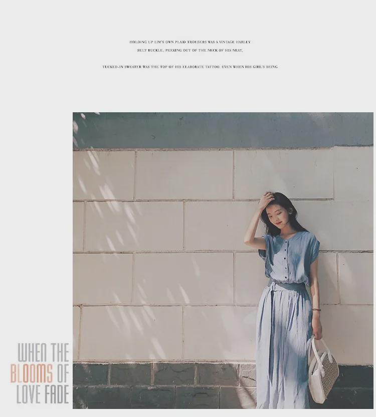 2024 Sommer Koreanischer Stil Chiffonkleid: Französisch inspiriert, Knielang, Elegant & Trendy