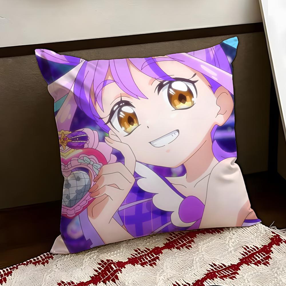 YYou and Idol PPretty Cure Cushion Cover Reversible Soft Durable Pillow Cover Home  Car MultiScene Use for Daily Comfort