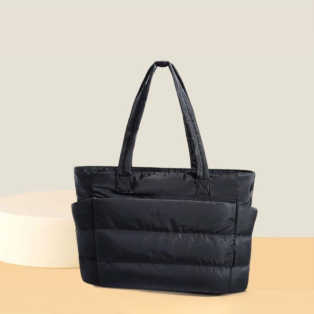 Veľká bavlnená prešívaná taška Tote Ľahká prešívaná taška Tote Cestovná kabelka Unisex